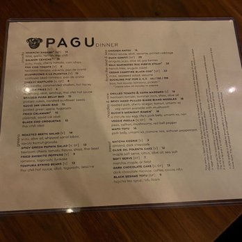 Pagu - Menu - Japanese Near Me - Cambridge, Massachusetts Pagu - Menu - Japanese Near Me - Cambridge, Massachusetts