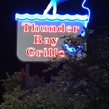 Thunder Bay Grille - What a great sign! - New American Near Me - Davenport, Iowa Thunder Bay Grille - What a great sign! - New American Near Me - Davenport, Iowa