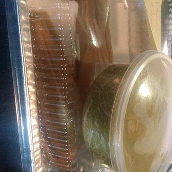 Mari's Bay Area Catering - They made a special order for me. 2 green chicken tamales with a side 8oz shredded pork in green sauce. - Caterers Near Me Mari's Bay Area Catering - They made a special order for me. 2 green chicken tamales with a side 8oz shredded pork in green sauce. - Caterers Near Me