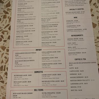 Kitchen - Menu - New American Near Me - Las Vegas, Nevada Kitchen - Menu - New American Near Me - Las Vegas, Nevada