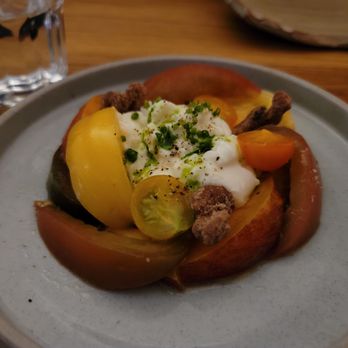 Torafuku - Heirloom tomato salad - Asian Fusion Near Me - Vancouver, British Columbia