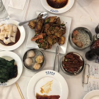 Ocean Palace - Brunch. Spicy salt and pepper lobster, chicken feet, dumps, Chinese broccoli, shrimp rice roll - Dim Sum Near Me - Houston, Texas Ocean Palace - Brunch. Spicy salt and pepper lobster, chicken feet, dumps, Chinese broccoli, shrimp rice roll - Dim Sum Near Me - Houston, Texas