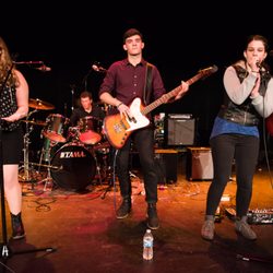 The Kehillah School - Rock band class - yearly spring concert.