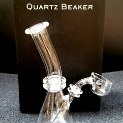 Green Mile Smoke Shop - New quartz beaker. Great for travel . Take dabs on the go