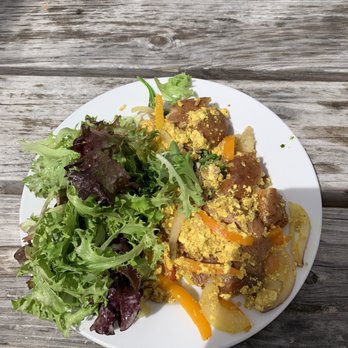 The Bread & Board - Vegan scramble with quinoa, potatoes, tofu and peppers - Sandwiches Near Me - Jacksonville, Florida