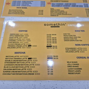 Somethin Irvine - Menu - Korean Near Me - Irvine, California Somethin Irvine - Menu - Korean Near Me - Irvine, California