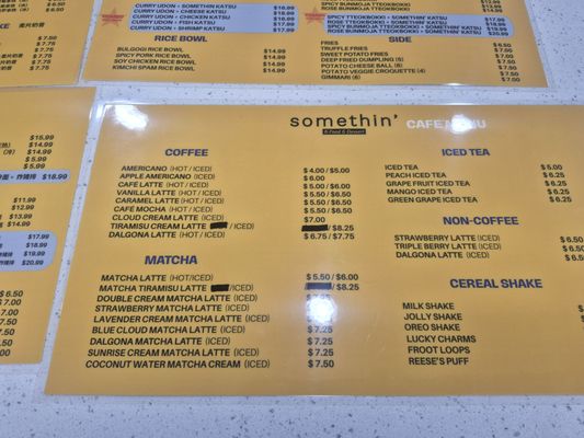 Menu photo 1 Somethin Irvine Irvine, CA Menu photo 1 Somethin Irvine Irvine, CA