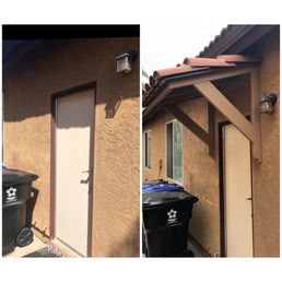 Awning: Before & After pic