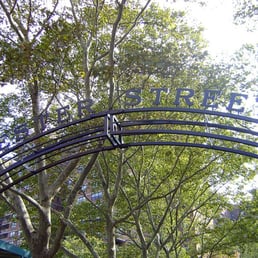 The sign at the top of the gate The sign at the top of the gate
