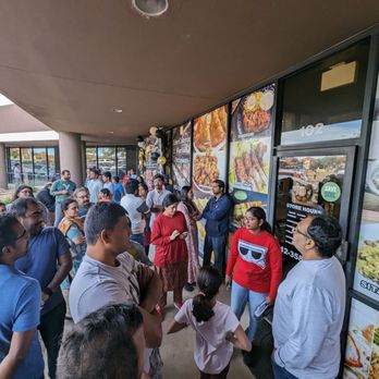 New Sitara - 5th anniversary grand buffet crowd - Indian Near Me - Austin, Texas