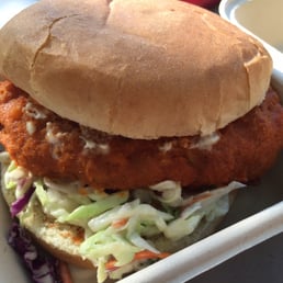 Buffalo Chicken Sando :) from Garden Grill Wednesdays from 4-8pm Buffalo Chicken Sando :) from Garden Grill Wednesdays from 4-8pm