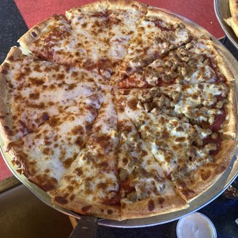 Craft House Pizza - Half Cheese Half Pork Sausage - Italian Near Me - Louisville, Kentucky