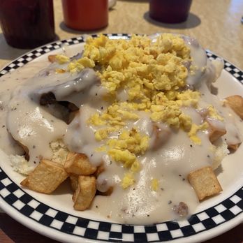 Jackie B. Goode's Uptown Cafe - Biscuits & gravy platter - American Near Me - Branson, Missouri Jackie B. Goode's Uptown Cafe - Biscuits & gravy platter - American Near Me - Branson, Missouri