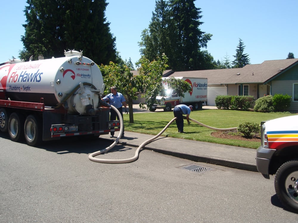 Slide of FloHawks Plumbing and Septic