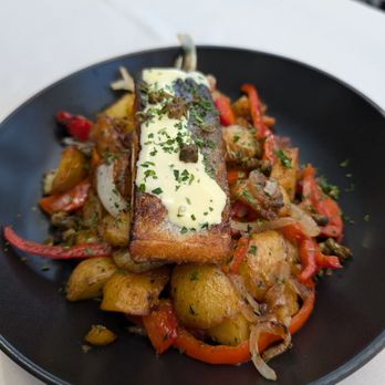 Farm House - Salmon Hash $25 - New American Near Me - Belmont, California