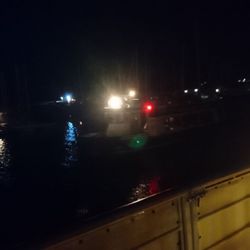 Stadthafen Stralsund - Schiff auf dem Wasser..