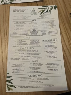 Menu photo 8 Prima Dopo Baltimore, MD
