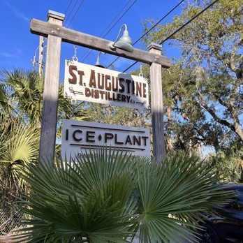The Ice Plant - Front entrance sign. - Cocktail Bars Near Me - St. Augustine, Florida