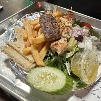 Opa Raleigh - Kabab Platter - Greek Near Me - Raleigh, North Carolina