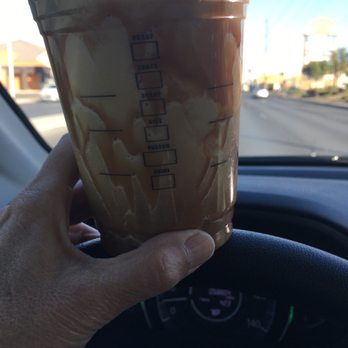 Starbucks - This is a iced Americano blended with caramel drizzle - Coffee & Tea Near Me - Las Vegas, Nevada Starbucks - This is a iced Americano blended with caramel drizzle - Coffee & Tea Near Me - Las Vegas, Nevada