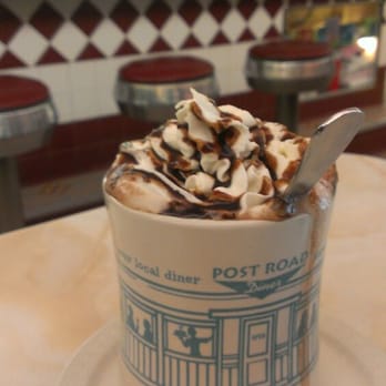 Post Road Diner - I come here JUST FOR the hot chocolate sometimes, its that good! - Diners Near Me - Norwalk, Connecticut