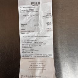 $23 for large bowl had to go back to get more curry and hot sauce plus $1. Not enough curry or food for $24 $23 for large bowl had to go back to get more curry and hot sauce plus $1. Not enough curry or food for $24