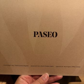 Paseo - Menu cover - Mexican Near Me - Anaheim, California Paseo - Menu cover - Mexican Near Me - Anaheim, California
