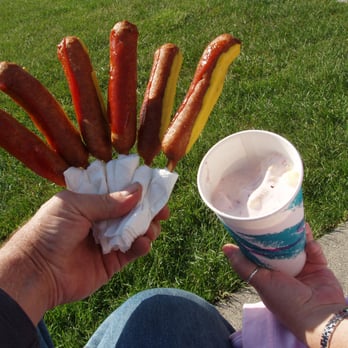 Pronto Pups - dinner for two and a Rock Pile from the Dairy Treat for dessert! - Food Stands Near Me - Grand Haven, Michigan