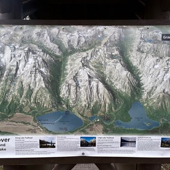 String Lake - Map - Hiking Near Me - Wyoming, Wyoming