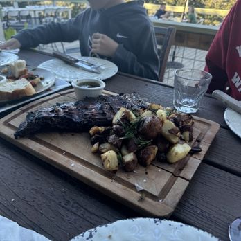 El Gaucho Winery - Entraña (skirt steak) and potatoes with olives and rosemary - amazing - Wineries Near Me - Spicewood, Texas El Gaucho Winery - Entraña (skirt steak) and potatoes with olives and rosemary - amazing - Wineries Near Me - Spicewood, Texas