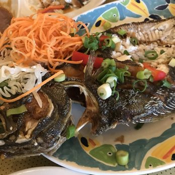 Sisters Thai - $50 fried flounder not really worth it. - Thai Near Me - Fairfax, Virginia Sisters Thai - $50 fried flounder not really worth it. - Thai Near Me - Fairfax, Virginia