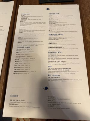 Menu photo 6 Noe Sushi Bar South Miami, FL