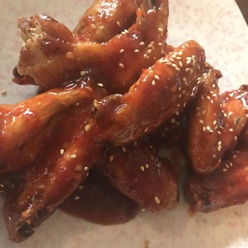 Fat Salmon Sushi - Wings with spicy sweet chili - Sushi Bars Near Me - Hamtramck, Michigan