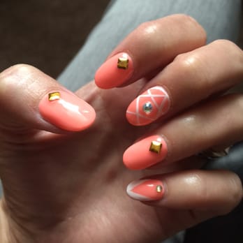 VIP Nails - Thank you Thanh for my fun summer nails.  Love the shape and the art! - Nail Salons Near Me - San Diego, California