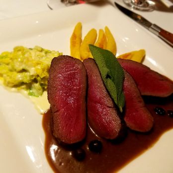 The Post Hotel Dining Room - Caribou...the wine reduction is divine - Canadian (New) Near Me - Lake Louise, Alberta