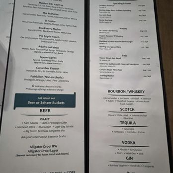 Harry's Poolside Bar & Grill - Specialty Cocktails, Beer, Wine, Liquor Menu - American Near Me - Orlando, Florida