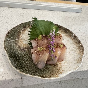 Akinori Sushi - Dry aged kampachi sashimi - Japanese Near Me - Pasadena, California