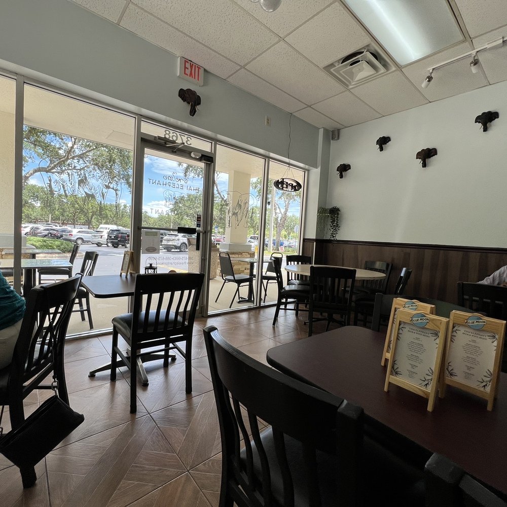 Thai Elephant - a woman sitting at a table in a restaurant - Thai Near Me - Ormond Beach, Florida Thai Elephant - a woman sitting at a table in a restaurant - Thai Near Me - Ormond Beach, Florida