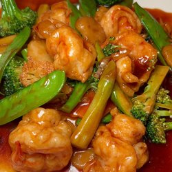 Baumgart's Cafe - Shrimp with veggies