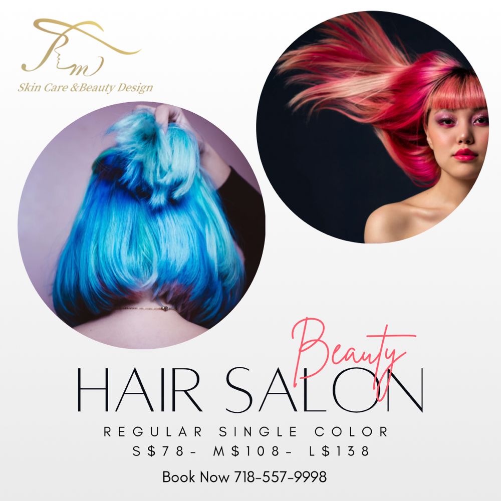 RM Beauty & Hair Salon Logo