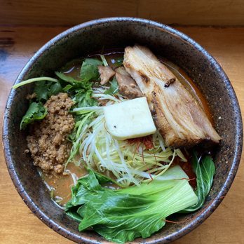 karakatta - Butter miso ($19) mild spicy with bok choy ($2.5) - Ramen Near Me - New York, New York karakatta - Butter miso ($19) mild spicy with bok choy ($2.5) - Ramen Near Me - New York, New York