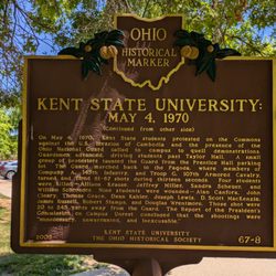 May 4 1970 Historical Memorial - May 4 1970 Historical Memorial, Kent State University, Kent OH