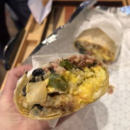 Classic breakfast burrito Classic breakfast burrito