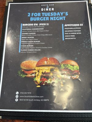 Menu photo 6 South Side 35 Diner South Amboy, NJ