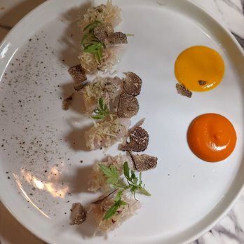 ConSentido Miami - White fish truffle bites - Asian Fusion Near Me - Miami, Florida ConSentido Miami - White fish truffle bites - Asian Fusion Near Me - Miami, Florida