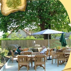 Auberge du Marronnier - La terrasse ombragée...un plaisir!!!