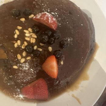 Chocolate Maven Bakery & Cafe - Blueberry Pinon pancake - Bakeries Near Me - Santa Fe, New Mexico