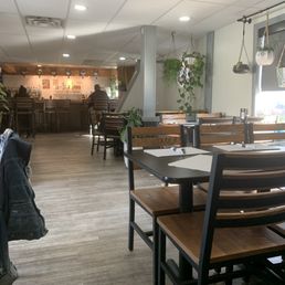 Inside the restaurant