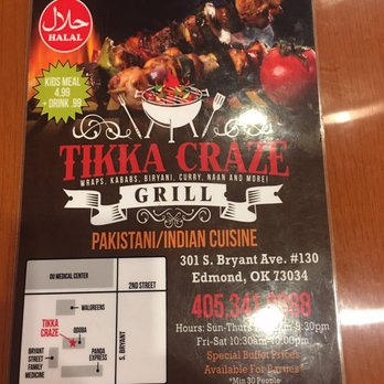 Tikka Craze - Lots on the menu. - Indian Near Me - Edmond, Oklahoma