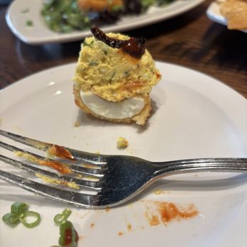 Local Goat - Deep fried deviled eggs - New American Near Me - Pigeon Forge, Tennessee